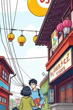 《星期三的雨具店》封面，雨伞与暖色店门
